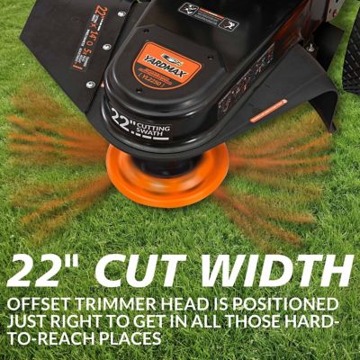 Image showing  22 in. 170cc 4-Stroke Gas-Powered Push Lawn String Trimmer/Mower