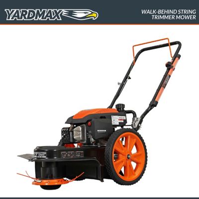 Image showing  22 in. 170cc 4-Stroke Gas-Powered Push Lawn String Trimmer/Mower