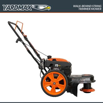 Image showing  22 in. 170cc 4-Stroke Gas-Powered Push Lawn String Trimmer/Mower
