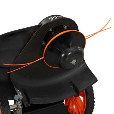 Image showing 7 th YARDMAX 22 in. 170cc 4-Stroke Gas-Powered Push Lawn String Trimmer/Mower