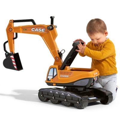 Image showing  Case CE Crawler Excavator with Opening Seat Ride-On, for ages +3-7 Years, FA127