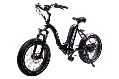 GoPowerBike Unisex 20 in. GoCruiser Foldable Electric Bike, 7 Speed