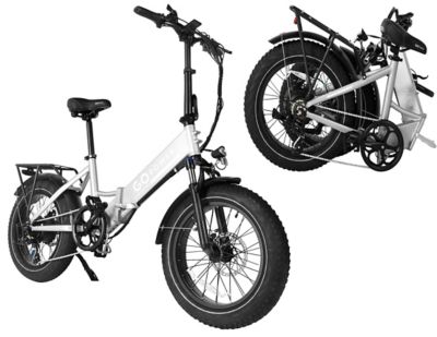 GoPowerBike Unisex 20 in. GoCruiser Foldable Electric Bike, 7 Speed