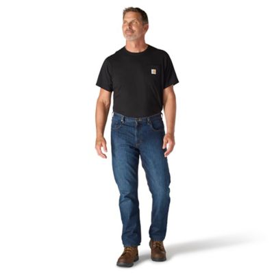 Image showing 4 th Carhartt Relaxed Fit Low-Rise 5-Pocket Jeans