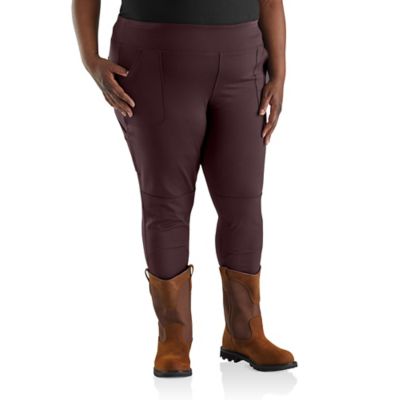 Image showing 3 th Carhartt Women's Force Fitted Midweight Utility Legging