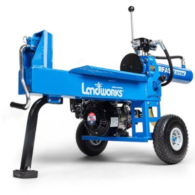 Landworks 20 Ton Gas-Powered Horizontal Hydraulic Log Splitter