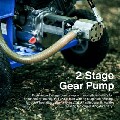 Image showing  20 Ton Gas-Powered Horizontal Hydraulic Log Splitter