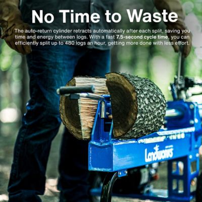 Image showing  20 Ton Gas-Powered Horizontal Hydraulic Log Splitter