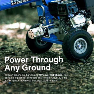 Image showing 6 th Landworks 20 Ton Gas-Powered Horizontal Hydraulic Log Splitter