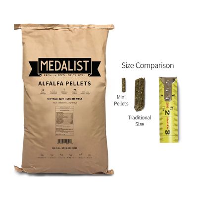 Image showing  Alfalfa Pelleted Horse Feed, 50 lb. Bag