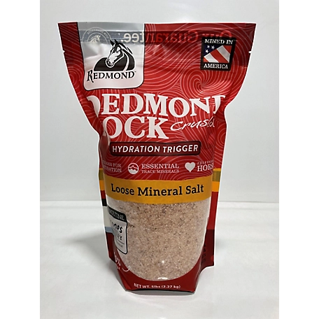 Redmond Rock Crushed All-Natural Mineral Supplement for Horses, 5 lb.
