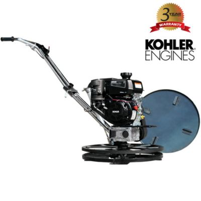 Tomahawk Power 24 in. Trowel Edger with Kohler Engine for Cement Floor Surfaces
