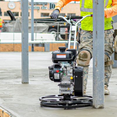 Image showing  24 in. Trowel Edger with Kohler Engine for Cement Floor Surfaces