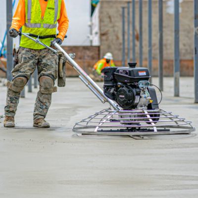 Image showing  46 in. Concrete Power Trowel Edger with Kohler Engine for Cement Floor Surfaces
