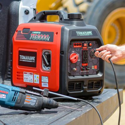 Image showing  3,000/2,800-Watt Gasoline Powered Super Quiet Portable Power Inverter Generator, 120V Outlet