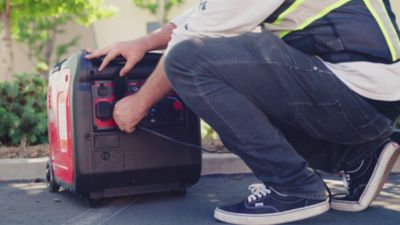 Image showing  5,500/5,000-Watt Gasoline Powered Inverter Generator, 120V Outlet Super Quiet Portable Power