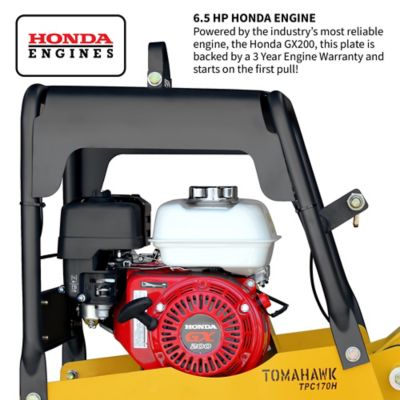 Image showing  6.5 HP Honda Vibratory Reverse Hydraulic Plate Compactor for Soil Gravel