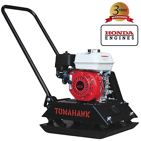Tomahawk Power 5.5 HP Honda Vibratory Plate Compactor Tamper Gravel Soil Compaction