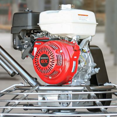 Image showing  Gas-Powered 46 in. Concrete Power Trowel, 8.5 HP Honda Engine Combo Blades and Float Pan Cement Finishing Tool