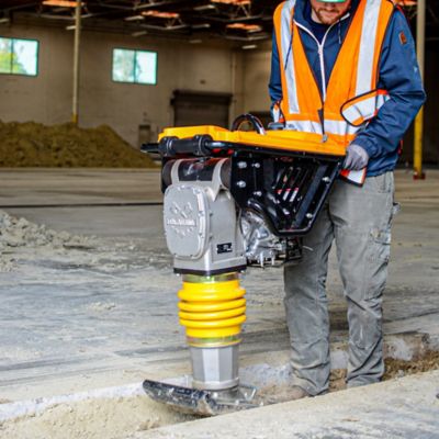 Image showing  Gas-Powered 3.6 HP Vibratory Rammer Tamper Compactor with Honda GXR120 Engine, 3,550 lb./ft.