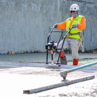 Image showing  Aluminum Concrete Screed Blade Board Straight Edge, 14 ft.