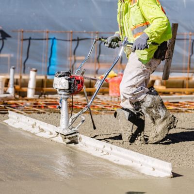 Image showing  1.6 HP Honda Concrete Power Screed and 8 ft. Magnesium Aluminum Blade