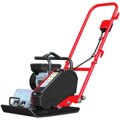 Tomahawk Power 120V 2 HP Electric Vibratory Plate Compactor Tamper Gravel Soil Compaction