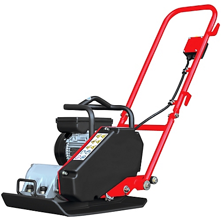 Tomahawk Power 120V 2 HP Electric Vibratory Plate Compactor Tamper Gravel Soil Compaction