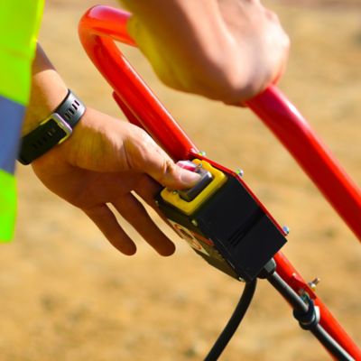 Image showing  120V 2 HP Electric Vibratory Plate Compactor Tamper Gravel Soil Compaction