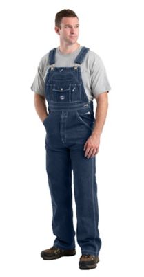 Image showing 1 th Berne Men's Vintage Washed Unlined Denim Bib Overalls