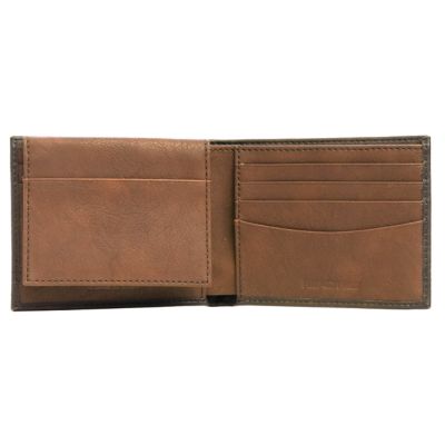 Image showing  Stitched Passcase Wallet with Embossed Shotshell Logo, Interior Flip-Up Clear ID Window