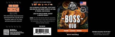 Image showing  Boss Rub, 10.5 oz.