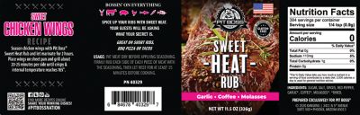 Image showing  Sweet Heat Seasoning Rub, 11.5 oz.