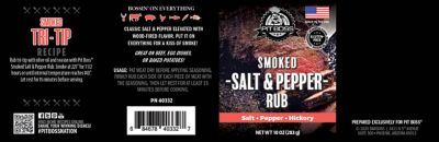 Image showing  Smoked Salt and Pepper Rub, 11 oz.