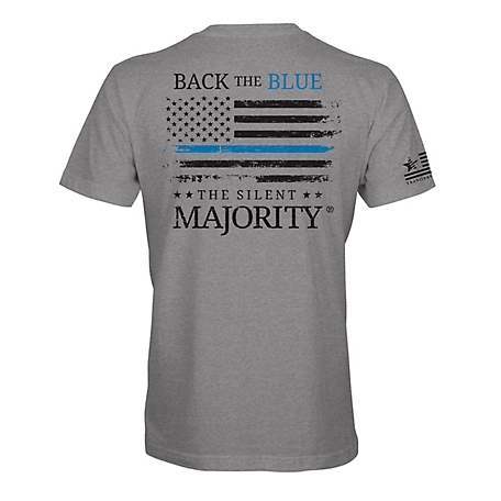Silent Majority Unisex Back the Blue Graphic T-Shirt