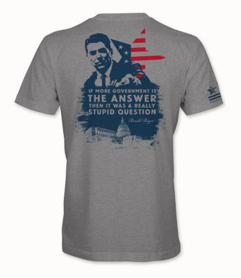 Silent Majority Unisex Stupid Question Graphic T-Shirt