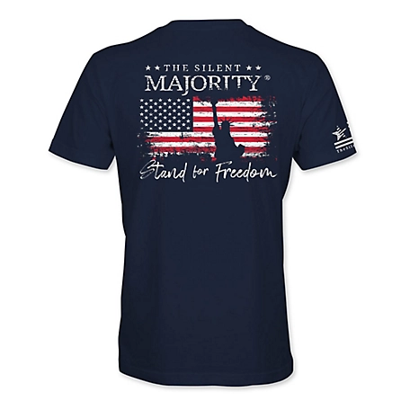 Silent Majority Unisex Stand for Freedom Graphic T-Shirt