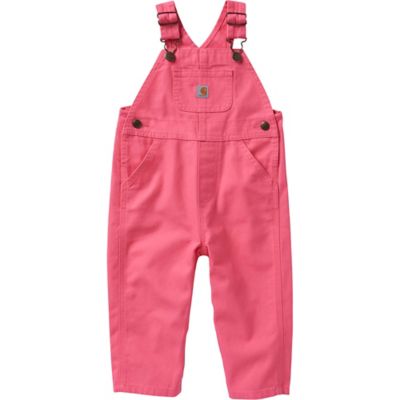 Image showing  Girls' Loose Fit Canvas Bib Overalls