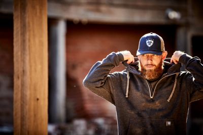 Image showing  Men's Rebar Workman 1/4-Zip Work Hoodie