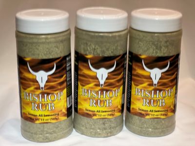 Bishop Rub All-Purpose Seasoning for Meats and Vegetables, 12 oz., 3-Pack