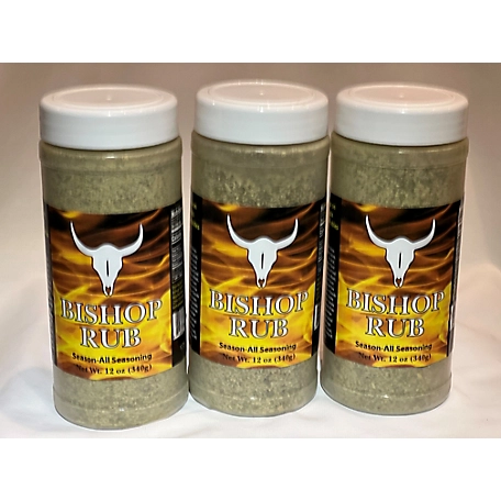 Bishop Rub All-Purpose Seasoning for Meats and Vegetables, 12 oz., 3-Pack