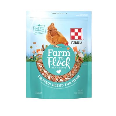 Purina Farm to Flock Protein Blend Hen Treats, 7.5 lb. Bag