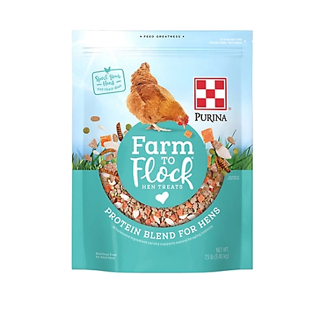 Purina Farm to Flock Protein Blend Hen Treats, 7.5 lb.
