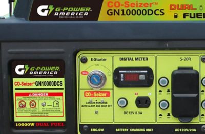 Image showing  10,000/7,500-Watt Dual-Fuel Portable Generator, CO Protected