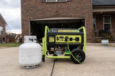 Image showing 5 th Green-Power America 10,000/7,500-Watt Dual-Fuel Portable Generator, CO Protected