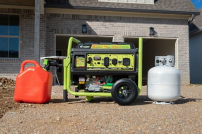 Image showing 6 th Green-Power America 10,000/7,500-Watt Dual-Fuel Portable Generator, CO Protected