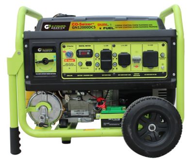 Green-Power America 9,500W Dual Fuel CO Protected Portable Generator