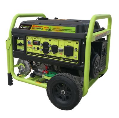 Image showing  12,000/9,500-Watt Dual-Fuel Portable Generator, CO Protected