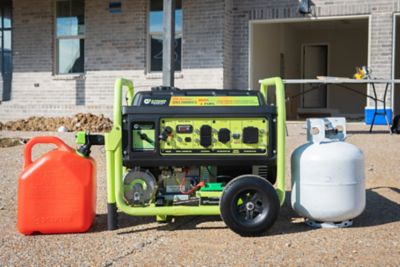Image showing 5 th Green-Power America 13,000/10,500W Dual-Fuel Portable Generator, CO Protected