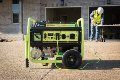 Image showing 7 th Green-Power America 13,000/10,500W Dual-Fuel Portable Generator, CO Protected